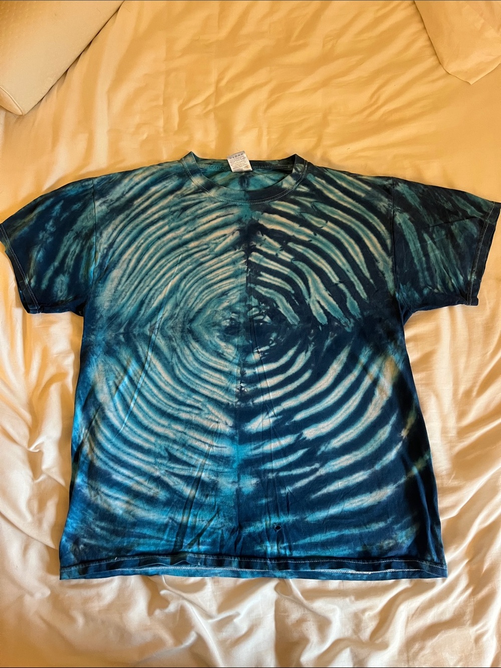 Kids Tie-Dye Spiral Tee - Blue
